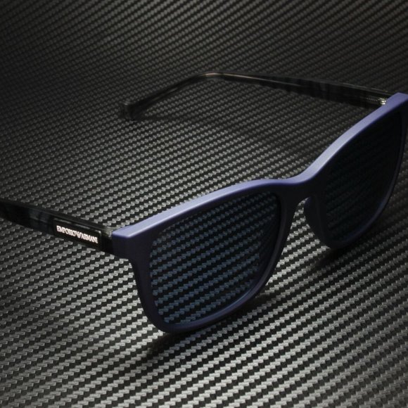 Emporio Armani Men's Matte Blue Sunglasses! - Picture 3 of 4